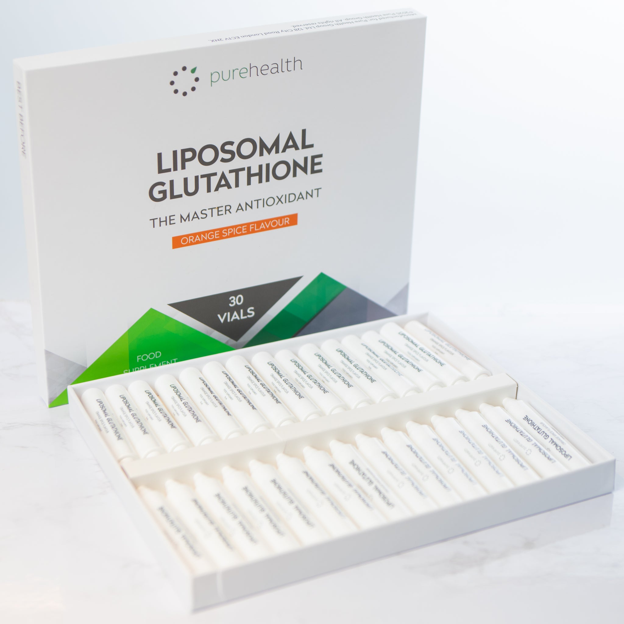 Liposomal Glutathione 30 Vials Pure Health Liposomal Glutathione 30 Vials Pure Health